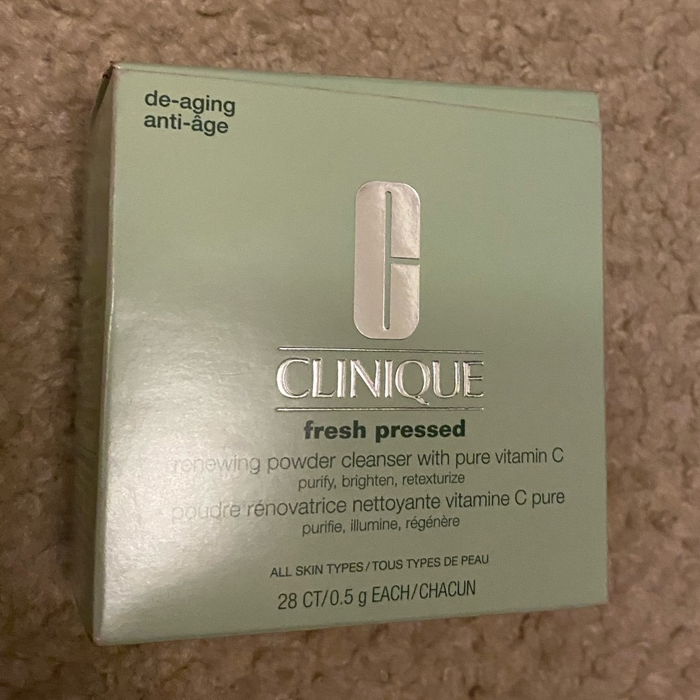 Clinique fresh pressed Vitamin C powder cleanser